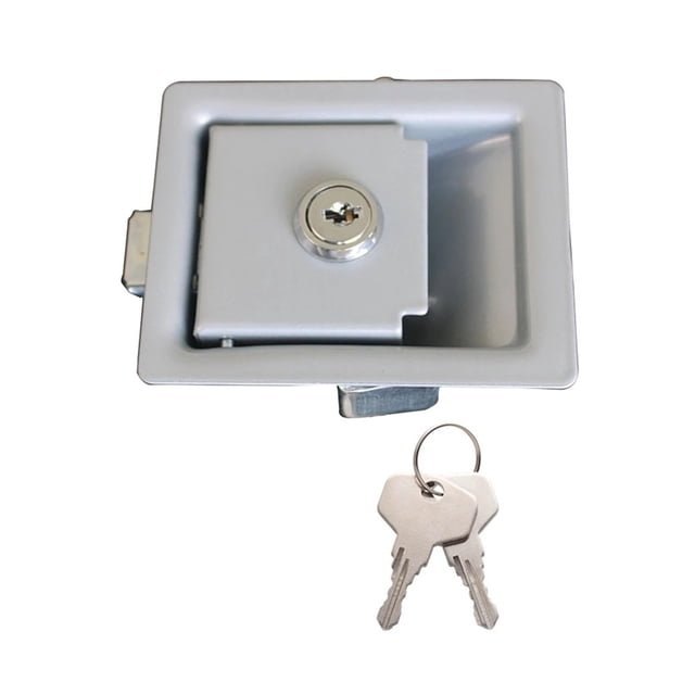 RV Upgraded Trailer Paddle Entry Door Lock Latch Handle Knob Boat RV Pull Type Camper Cabinet Drawer Lock for motorhome ,Safe Reliable