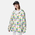 thumbnail image 3 of Fotbe Rainbow Llama Chaqueta con Protección Solar UPF 50+ para Hombre y Mujer, Camisa con Capucha y Bolsillos-Medium, 3 of 7
