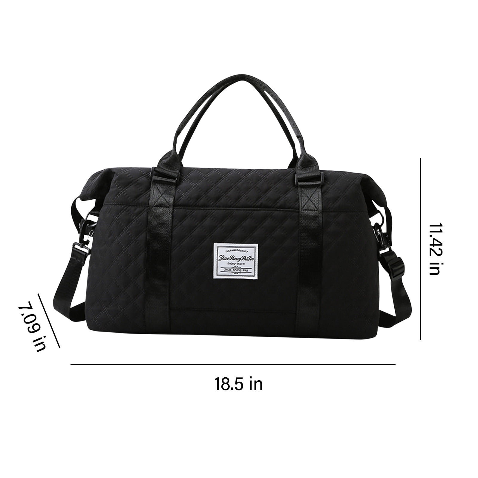 SLYNSHome Travel Duffle Bag For Women, Sport Gym Tote Bag With Toiletry Bag, Large Carry On Overnight Bag For Women Girls Travel, Gym Bag For Labor And Delivery Bag