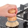 thumbnail image 2 of Grandest Birch Stove Washing Brush Moisture-proof Sturdy PET Reusable Wooden Dish Brush Kitchen Tool Ergonomic Design Natural Shor, 2 of 8