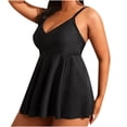 thumbnail image 1 of Traje de baño cómodo con almohadilla en el pecho para mujer, sin aros, con tirantes extragrandes, Bikini OAVQHLG3B Store lin121212, 1 of 4