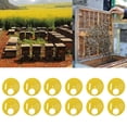 thumbnail image 4 of Bee Hive Box Entrance Gates, Plastic Rotating Disc for Controlling Beehive Access, Yellow, 12 Pcs or Set, With Beehive Box Entrance Gates for Protecting Hives, 4 of 7