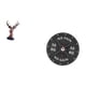 thumbnail image 5 of Figura de cabeza de ciervo,Adorno de cabeza de ciervo,estatua de animal decorativa,Reloj del gimnasio,Reloj de pared con barra para gimnasio en casa,reloj de culturismo,Gimnasio con decoración, 5 of 8