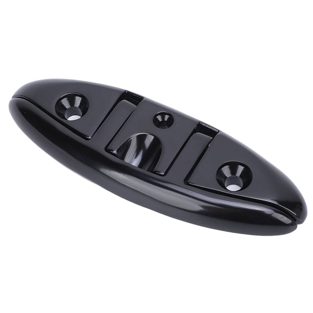 Metal Boat Dock Cleat, Marine Dock Rope Cleats Heavy Duty Boat Cleat Glossy Colorfast Versatile for RV