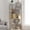 Light Grey, variant on 6 Tier L-Shaped Corner Bookshelf, Freestanding Tall Corner Shelf for Small Spaces, 21.6" Narrow Wooden Storage Bookcase for Living Room, Bedroom & Office (Dark Brown)
