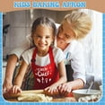 thumbnail image 4 of 3 Pack Kids Apron for Cooking Adjustable Kids Chef Kitchen Funny Aprons with Pockets for Boys Girls Toddler Painting Baking Artist Apron, 4 of 4