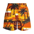 thumbnail image 4 of Lutiedan Mens Swim Trunks Plus Size Lightweight Quick Dry Board Shorts Summer Surf Hawaiian Bathing Suit Beach Shorts with Pockets and Drawstring, 4 of 8