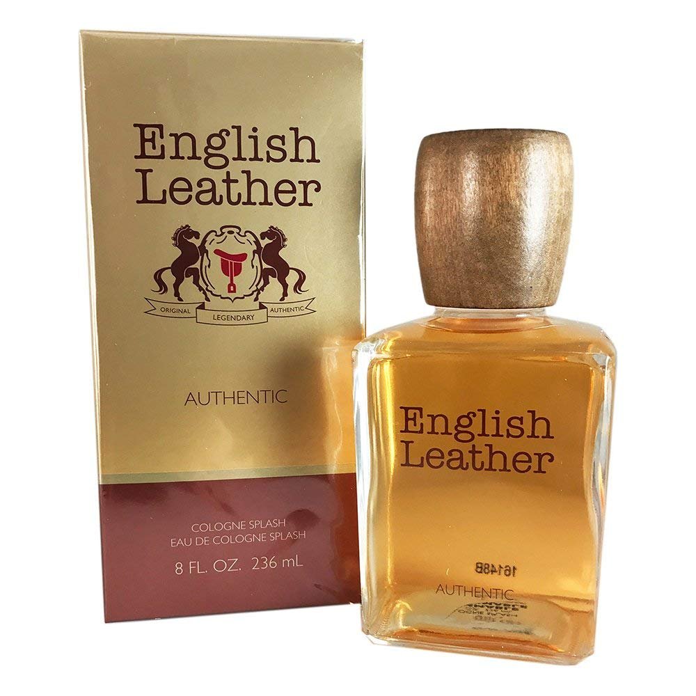 dana english leather authentic eau de cologne splash for men, 8 ounce