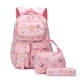 thumbnail image 3 of 3pcs Cute Cartoon Pattern Backpack Lunch Bag And Pen Bag Set, Primary School Students School Bag, Primary School Student School Bag, 3 of 4