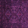 thumbnail image 1 of Ahgly Company Indoor Square Persian Purple Traditional Area Rugs, 3' Square, 1 of 4