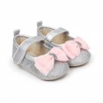 thumbnail image 3 of Yoyauz Baby Girl Mary Jane Shoes Anti Slip Rubber Sole Ballet Slippers Princess Dress Wedding Shoes Newborn Kids Shoes Toddler Shoes（0-12 Month）, 3 of 9