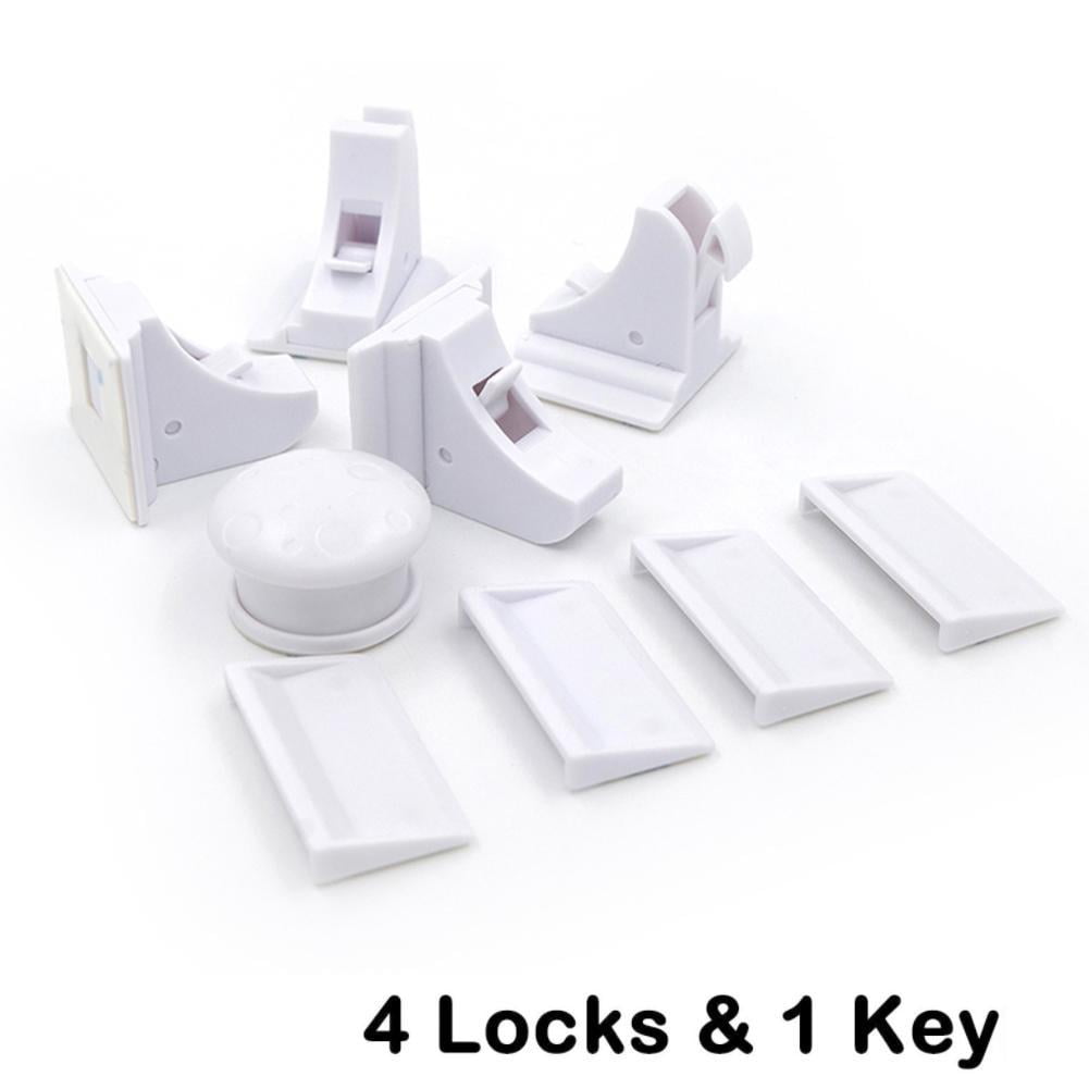 Invisible Magnetic Cupboard Safety Lock Baby Child Pet Proof Door Drawers Kit 