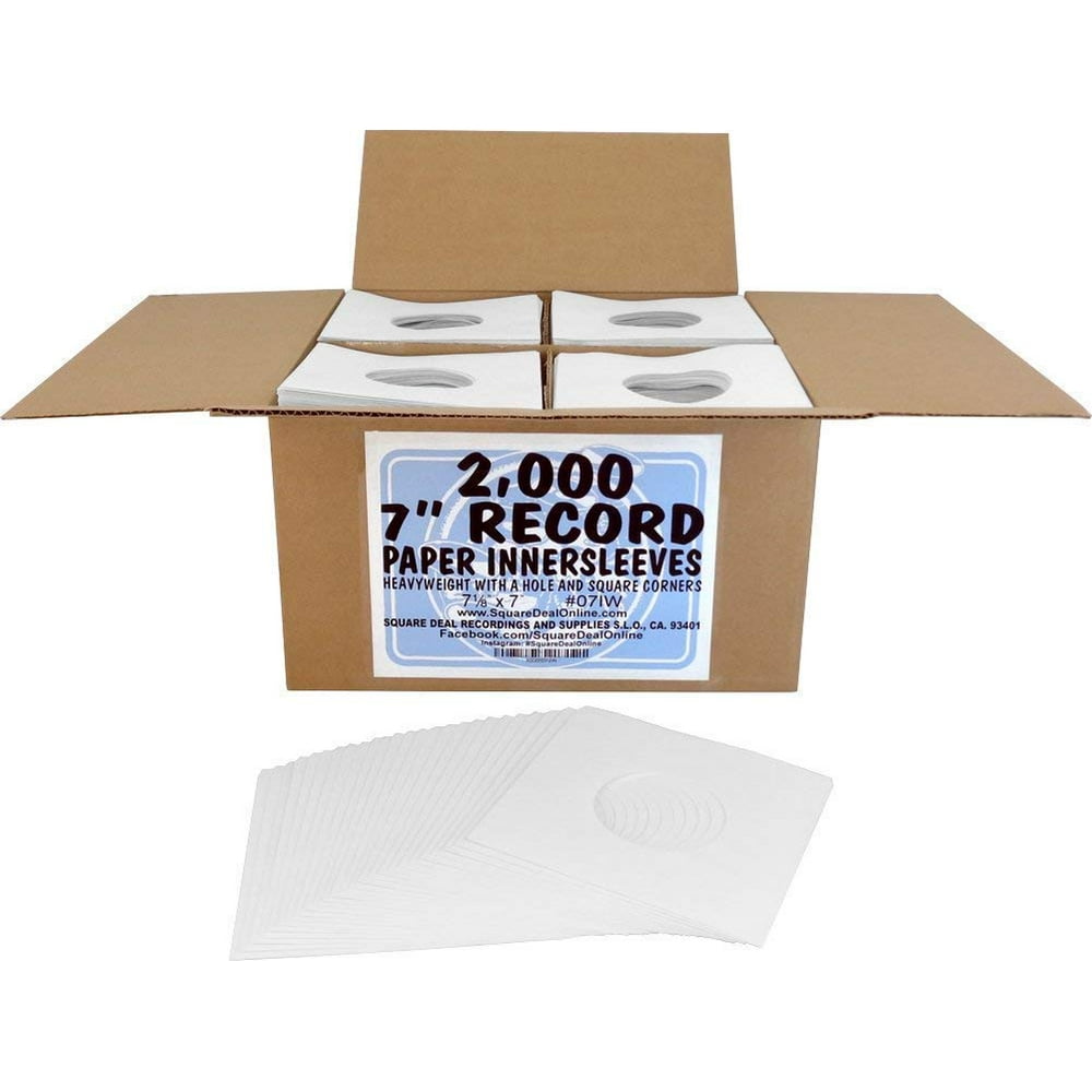 (2000) Archival Quality AcidFree Heavyweight Paper Inner Sleeves for 7