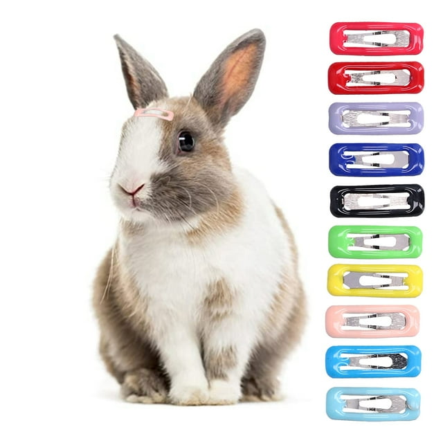 Pequeña horquilla de color para perros, clips de cabello para mascotas pequeños de moda multicolor para conejito para cobay para chinchilla