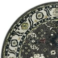 thumbnail image 4 of SAFAVIEH Vintage Hamadan Pema Traditional Area Rug, Dark Grey/Ivory, 6'7" x 6'7" Round, 4 of 6