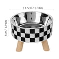 thumbnail image 2 of PTOOTP Cat Feeding Station Microwave Safe Round Mouth Design 1Set Raised Dog Bowls 5.0In, 2 of 8