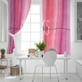 thumbnail image 5 of Happy Valentine's Day Blackout Curtains for Bedroom, Valentines Pink Gradient Striped Thermal Insulated Kitchen Drapes with Grommets, Light Blocking Window Treatment, 2 Panels 52" x 84", 5 of 7