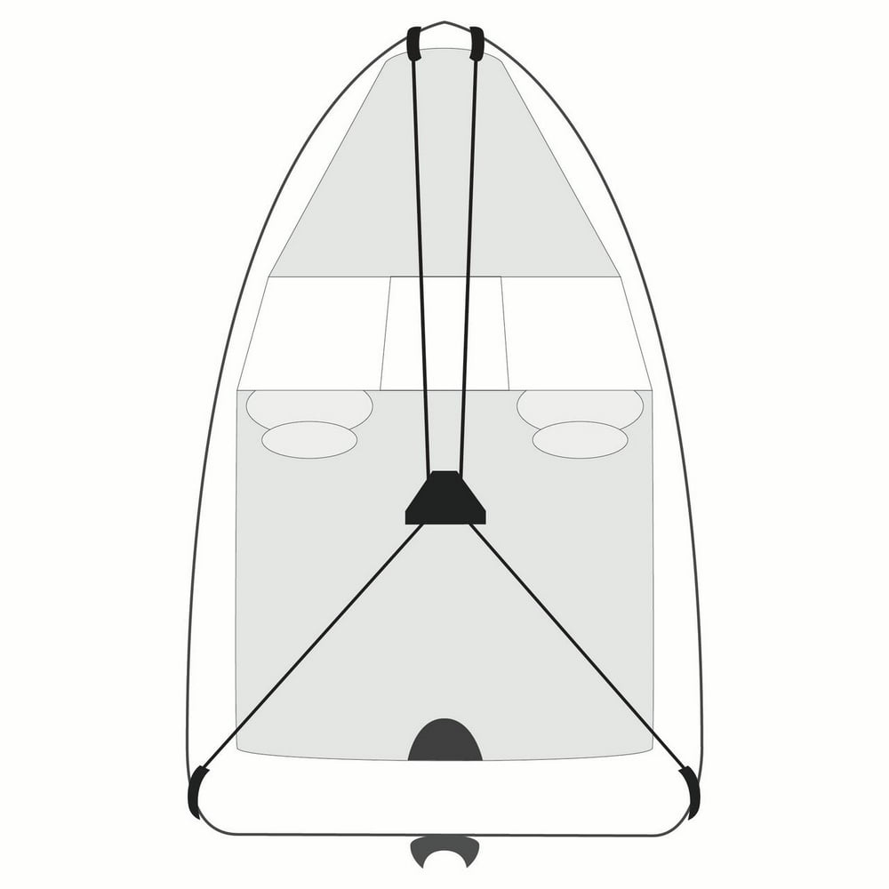 Budge Boat Cover Support System, Prevents Pooling for Boats up to 27' L