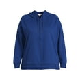 thumbnail image 5 of Terra & Sky Women's Plus Size Full Zip Fleece Hoodie, 5 of 5