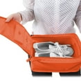 thumbnail image 4 of Foldable Travel Shoe Organizer Bag 11.8x8.3x4.5in - Portable Compression Storage for Gym Trips Space Saving Luggage Essential(Orange), 4 of 9