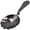 black, variant on Vjnyvs Bartender Ice Strainer Stainless Steel Ice Spoon Filter Shell Shape Strainer Cocktail Strainer Professional Ice Cube Filter Spoon Home Kitchen Barware