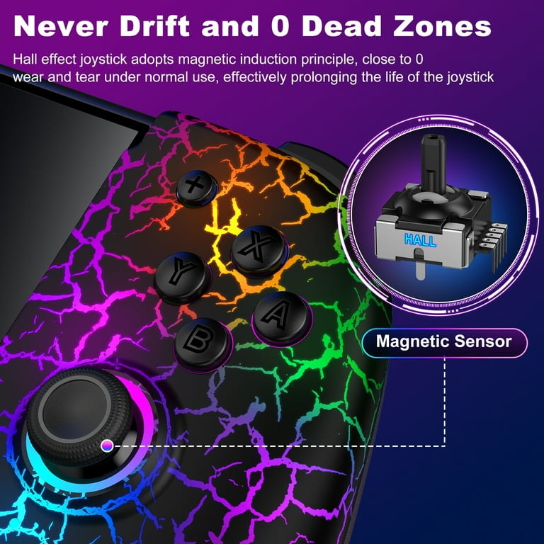 Beboncool, Controller Grip, Hall Effect Joysticks, RGB Lighting