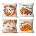thumbnail image 4 of maskred 4piece Effortless Maintenance With Easy-care Decorative Pillow Cover Holiday Halloween-10 5Set, 4 of 6