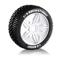 thumbnail image 3 of Front X2 & Rear X2 Tires & Wheels Pentagram 17mm Hex Hub for HSP 1/8 Off-Road RC Car Buggy, 3 of 6