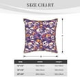 thumbnail image 2 of KLL music Skull record Decorative Throw Pillow Covers Velvet Soft for Couch Sofa Bedroom Living Room Outdoor (No pillow core)- 18"x18", 2 of 5