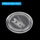 thumbnail image 5 of Uxcell 1.46inch Acrylic Button Pin Badge, 12 Set Round Pin Blank Buttons Badges Kit, Clear, 5 of 7