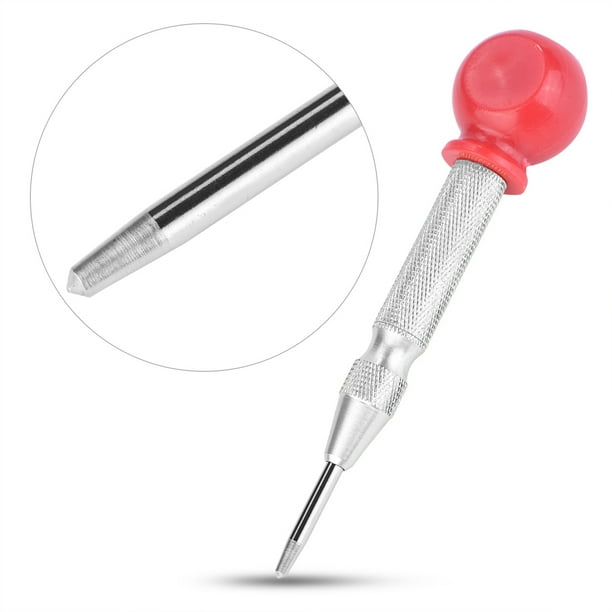 Spring Loaded Center Punch Automatic Center Punch, Rubber Guide For Car Home