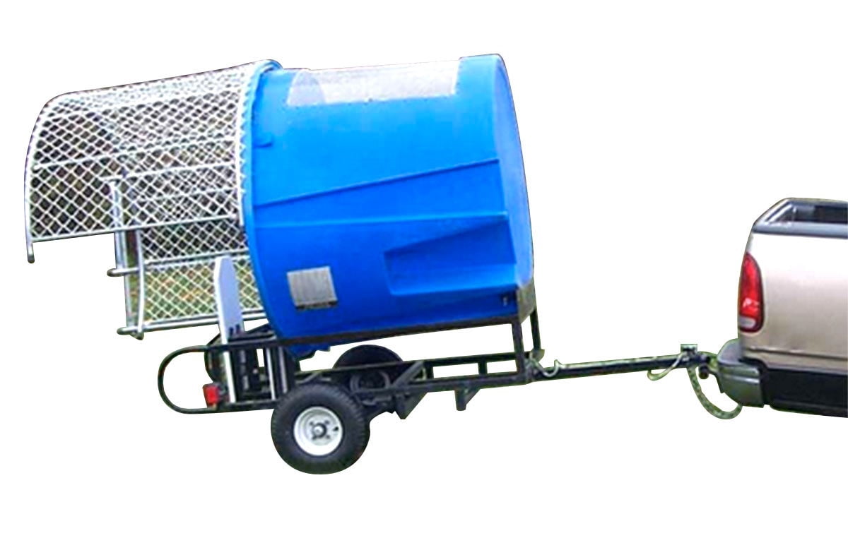 EZ Dunker Portable Commercial Dunk Tank Booth, Wingless Blue