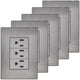 thumbnail image 1 of Contactos Placa Armada Inoxium3CSilver 5Pzas Contactox3 125-250VCA 15A 50/60Hz Plateado Acero Inoxidable/PC., 1 of 4