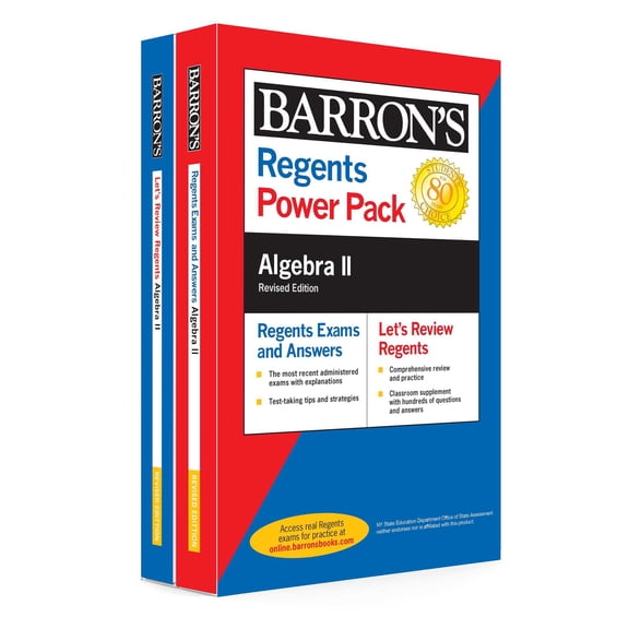Barron's Regents NY: Regents Algebra II Power Pack Revised Edition (Paperback)