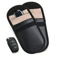 thumbnail image 2 of Bolsa para llaves de coche (2 unidades), bloqueador de señal con gancho y llavero, antirrobo, control remoto inteligente que protege la electrónica del coche., 2 of 5
