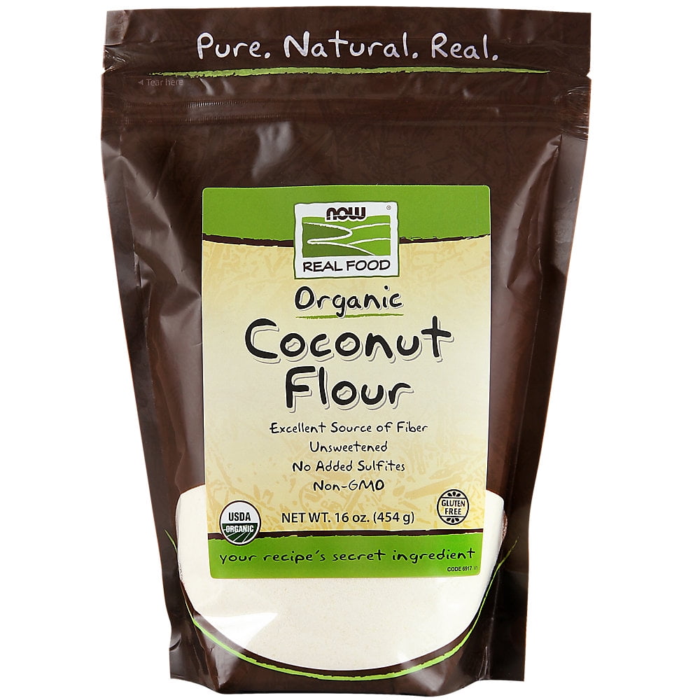 NOW Real Food - Organic Coconut Flour - 16 oz (454 Grams) by NOW