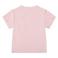 thumbnail image 4 of Loopsun Toddler Summer Tops, Toddler Kids Boys Girls Fashion Solid Soft Short Sleeve Pocket Top Pink 3-6 Months, 4 of 4