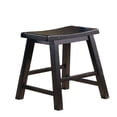 thumbnail image 4 of Cterwk 2 Pack 18" Counter Height Wood Stools for Living Room, Bar, Dining Room, Black, 4 of 5