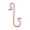Red, variant on Wuztai Clearance Luxurious Christmas Hook Christmas Tree Easter Decorative Hook Hanging Ball Deals 90% off