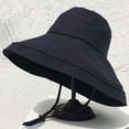 thumbnail image 6 of LRen UPF 50+ Sun Hat with Wide Brim for Outdoor Adventures Lightweight Adjustable Design for Women and Men Navy, 6 of 8