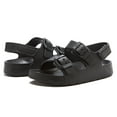 thumbnail image 3 of Weestep Unisex Kids Lightweight Slide Sandals, Flat Black, 9, 3 of 7