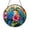Stained Glass 7.87 Inch, variant on Decorative Cottage Garden Fairy House Stained Glass Round Window Suncatcher, Storybook Nature Art Accent