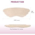 thumbnail image 6 of Bukihome 3 Pairs Soft Gel Heel Grips Anti Slip Blister Prevention Heel Pads for High Heels Flats Shoes,Beige, 6 of 7
