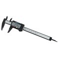 thumbnail image 2 of Calibrador digital electrónico Vernier, unidad métrica imperial, herramienta de medición de conversión de 0 a 150 mm, color negro, 2 of 15