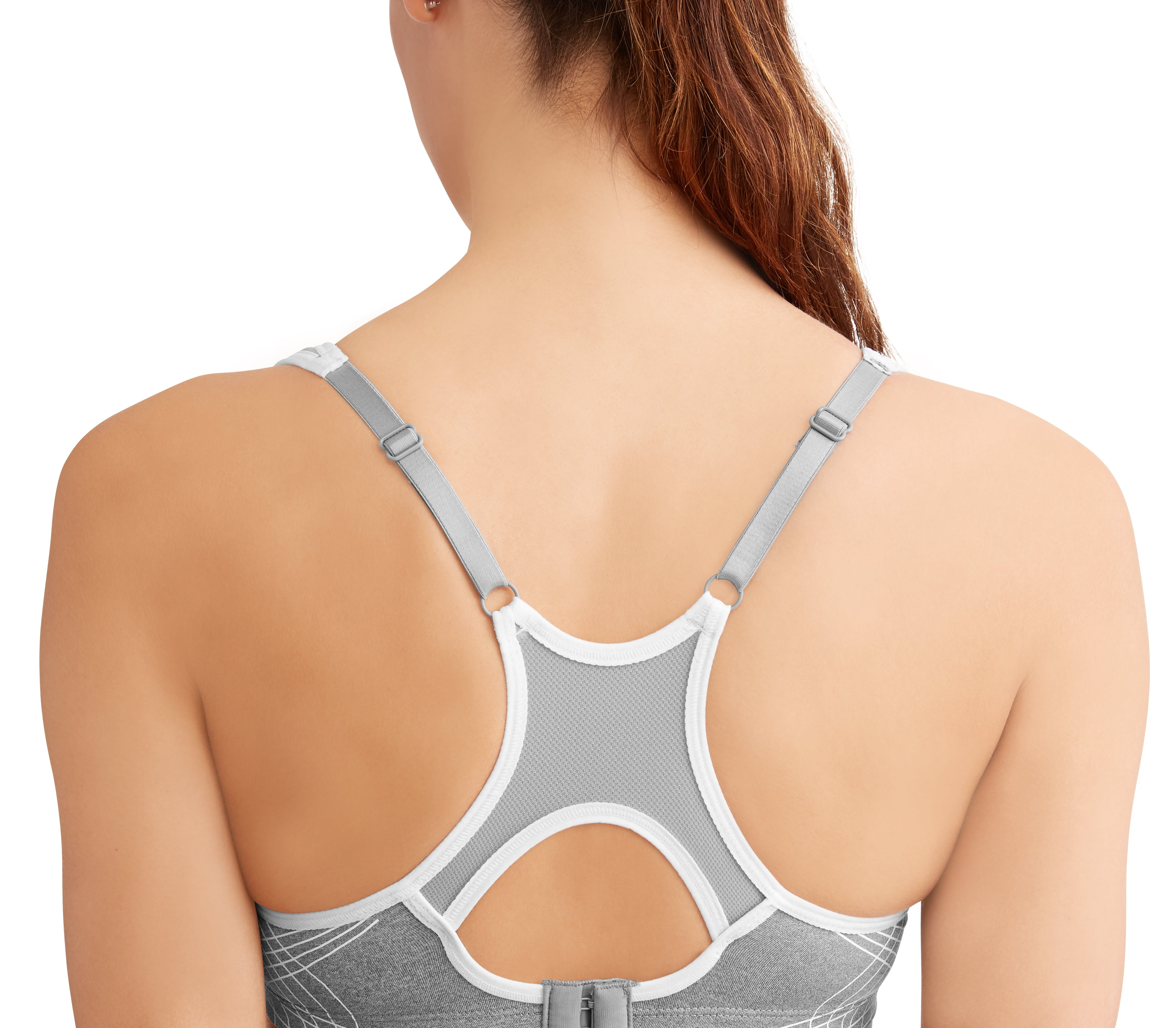 Danskin Women's Medium Impact Adjustable Back Sports Bra 