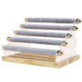 thumbnail image 5 of Segolike Display Stand Jewelry Organizer Holder 5 Tiers Women Decor Jewelry Rack Holder for Countertop Home Photography Prop Gray, 5 of 7