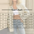 thumbnail image 4 of DAFPZW Women's Striped Button Down Shirts Long Sleeve Boyfriend Loose Collared Work Blouses Dressy Casual Tops, 4 of 7