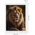thumbnail image 2 of Diamond Art Kits for Adults, Lion Majestic Mane Gaze 5D Diamond Painting Kits for Adults Beginners, DIY Full Drill Diamond Painting, Gem Art and Crafts 12x16, 2 of 7