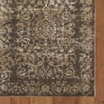 thumbnail image 4 of HomeRoots 353779 2 ft. 2 in. x 6 ft. 11 in. Runner Polypropylene Taupe Area Rug, 4 of 4