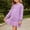 Purple, variant on QSAWXQZ Girls Tulle Dress Long Sleeve Crew Neck Solid Sweatshirt Mini Dress 7-8 Years
